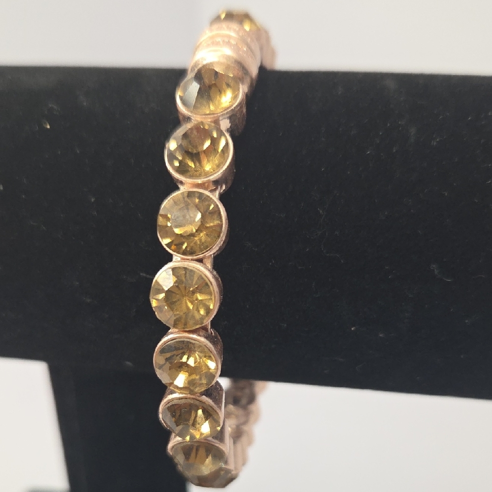 Plunder Yellow And Rose Gold Magnetic Bracelet 7.5